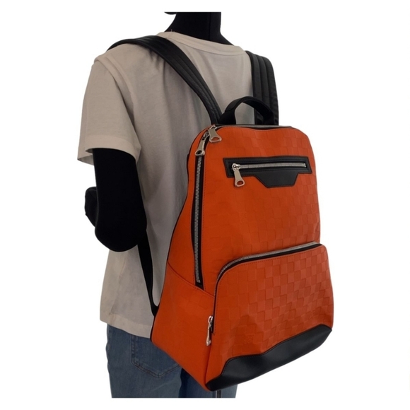 💯 LOUIS VUITTON Damier Infinite Avenue Leather Backpack - Picture 16 of 16